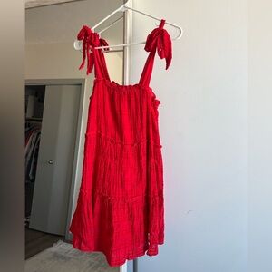 Altar'd State Red Mini Dress